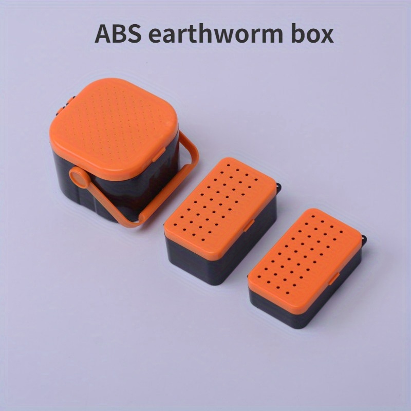 Cheap Portable Thickened Fishing Bait Box Large Capacity Breathable Live  Bait Box Worm Container Fishing Gear Accessories