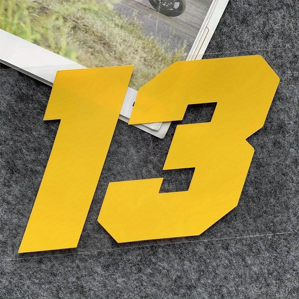 13 Number' Sticker