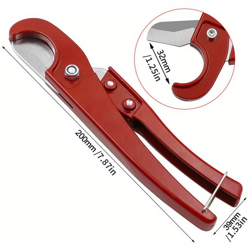 Star Beverage Supply Co. PVC PEX Tubing Cutter – Handheld Scissors-Style Tool