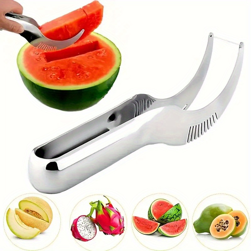 Creative Watermelon Slicer Melon Cutter  Stainless Steel Fruit Carving  Knife - Fruit & Vegetable Tools - Aliexpress