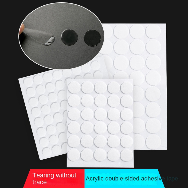 50-100Pcs Double Sided Sticky Dots Tape No Trace Tape Self