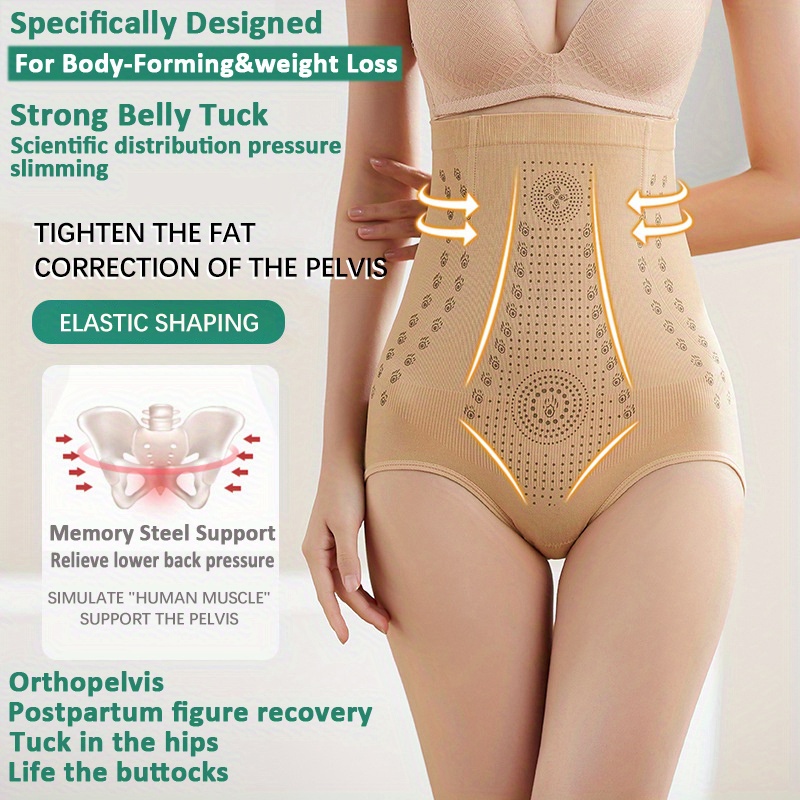 Women Stomach Girdle Panties With Far-infrared Negative Oxygen