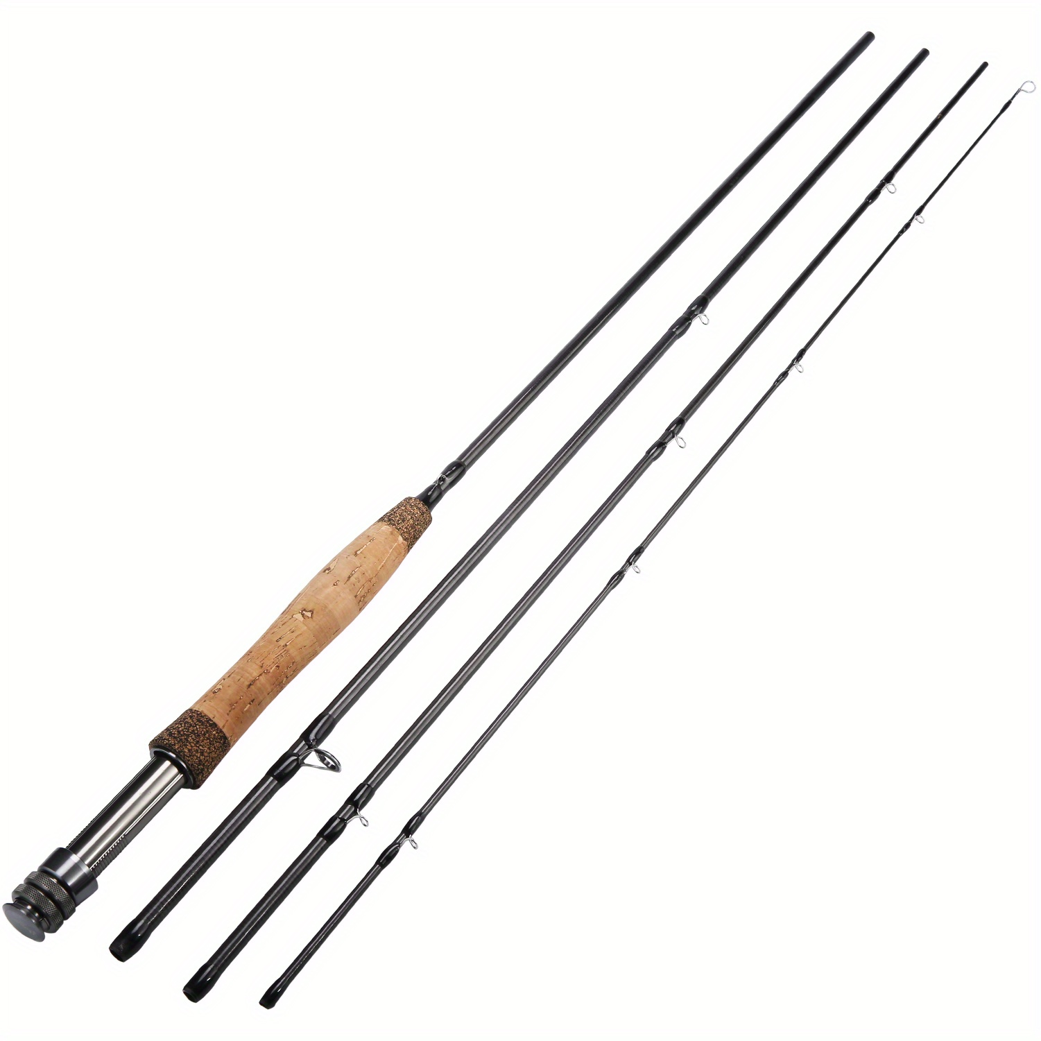 Sougayialng Fly Fishing Rod 4 Sections Ultralight Carbon - Temu