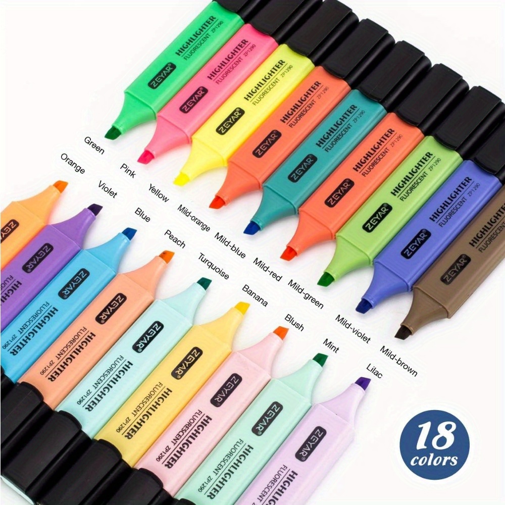 Vibrant High quality Highlighter Pens Add Color To - Temu