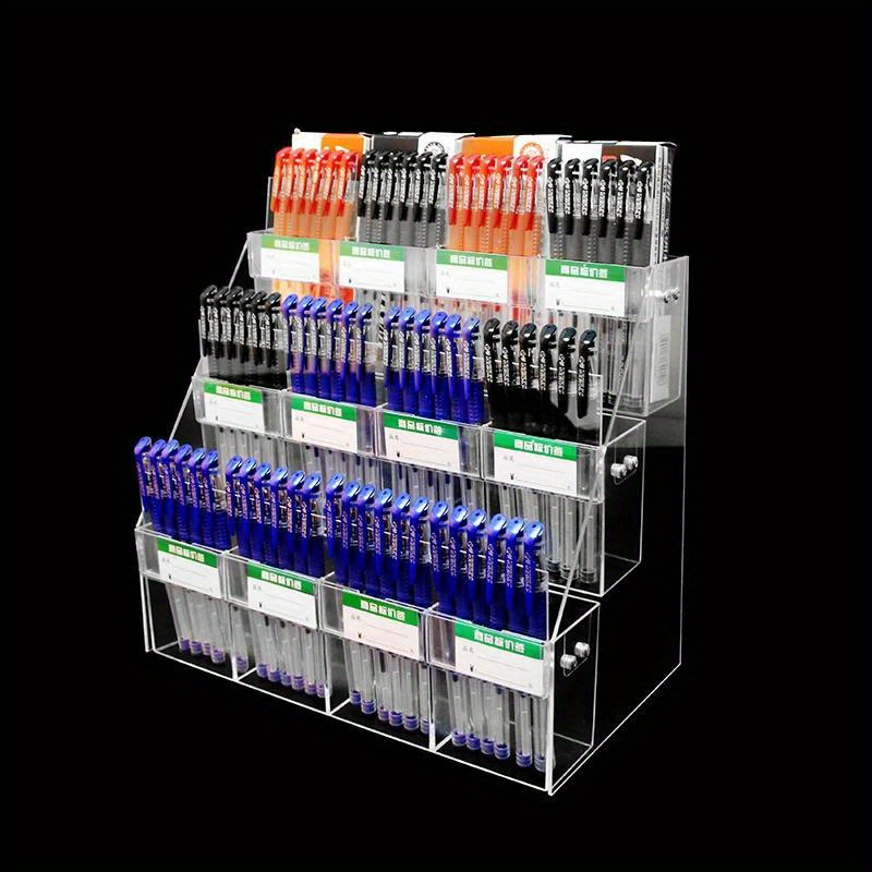 Art Marker Storage Rack For 50 Markers Transparent Acrylic - Temu
