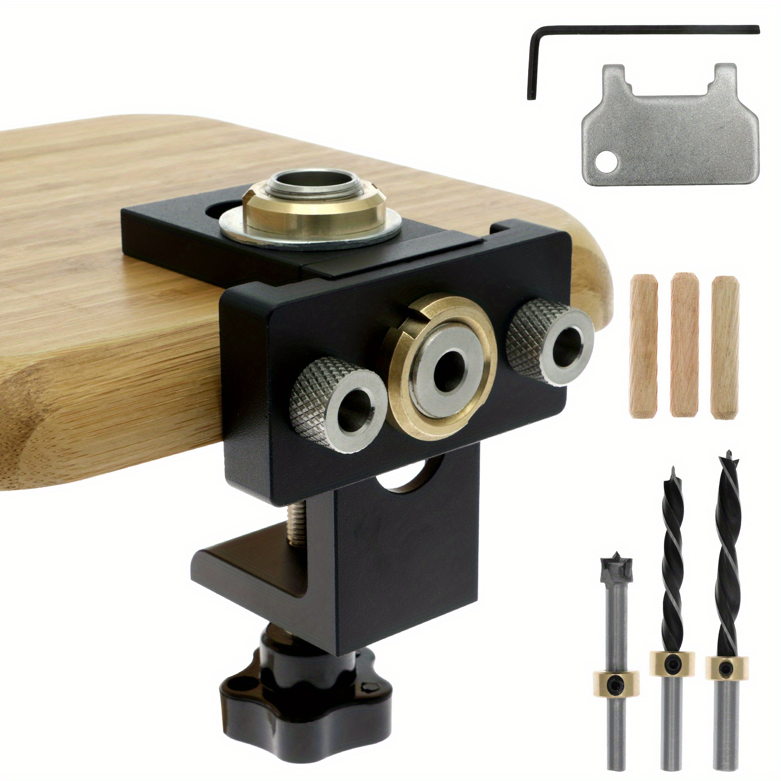 Doweling Jig Kit Aluminum Alloy Adjustable Dowel Drilling - Temu