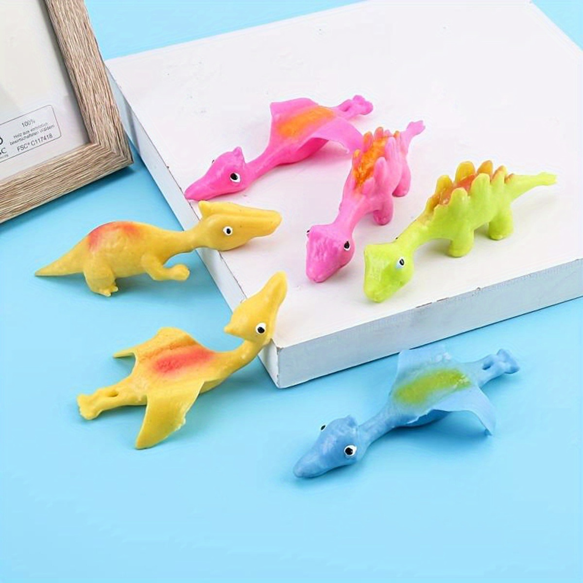 Rubber Flying Dinosaur Toys Finger Slingshot Animal Toys - Temu