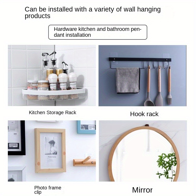 Hooks Wall Stickers Bathroom Shelves