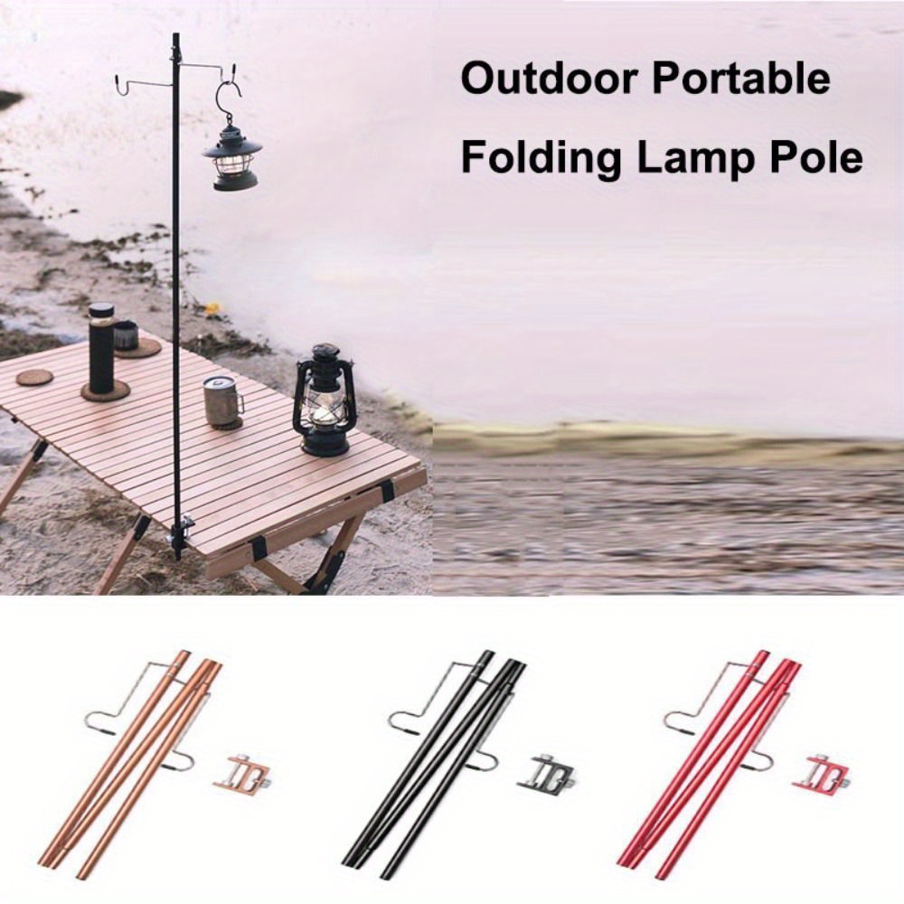 Portable lamp deals post for camping