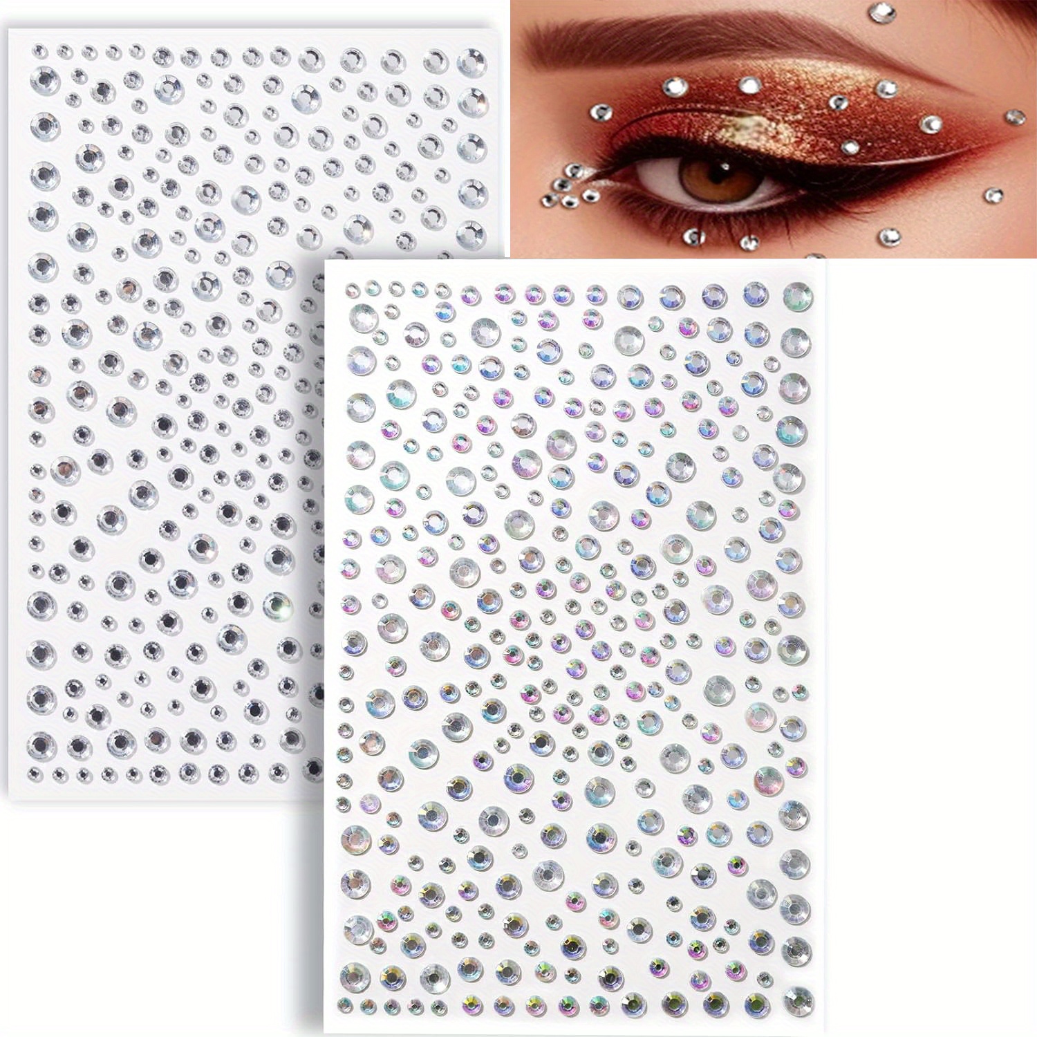 KraftGenius Allstarco 3mm SS12 Pink Self Adhesive Acrylic Rhinestones  Plastic Face Gems Stick On Body Jewels for DIY Cards and Invitations Crafts