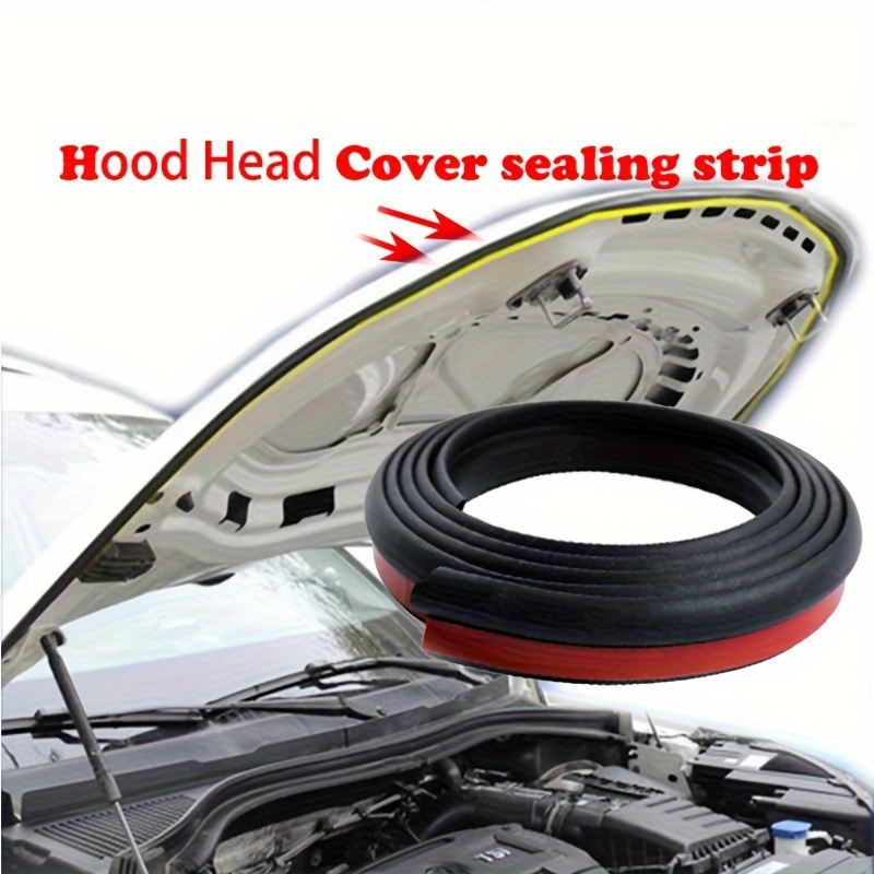 10M L-Shape Car Rubber Door Seal Strip – Weatherproof Edge Guard For Hood, Trunk, And Doors – Black, 2-Year Warranty