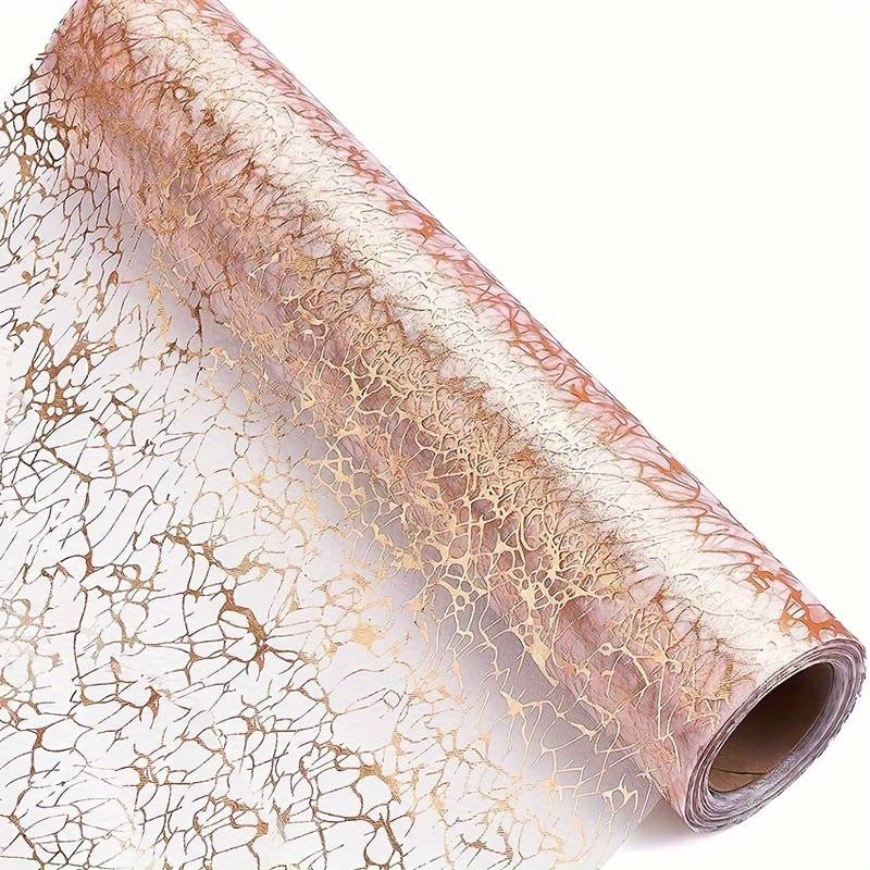 

1 Roll Rose Golden Table Runner, 11 X 108 Inch Reusable Glitter Table Runner, Party Supplies For Weddings, Valentines Day, Birthday Easter Gift