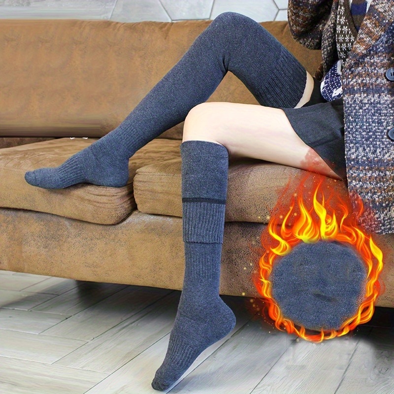 Women's Compression Leg Warmers Socks Heated Thermal Calf - Temu