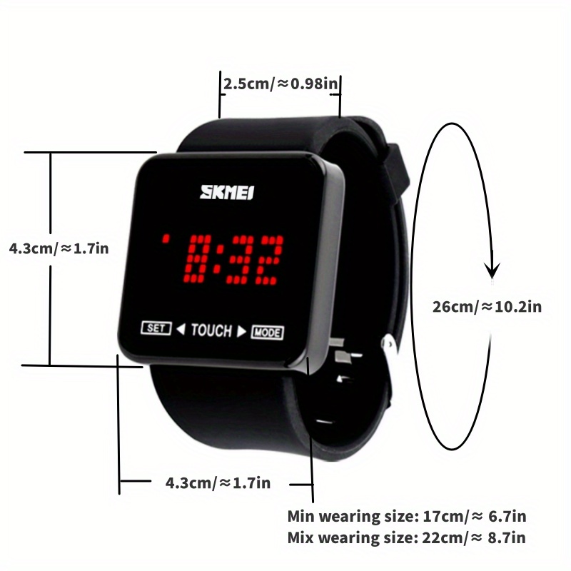 Skmei led clearance watch