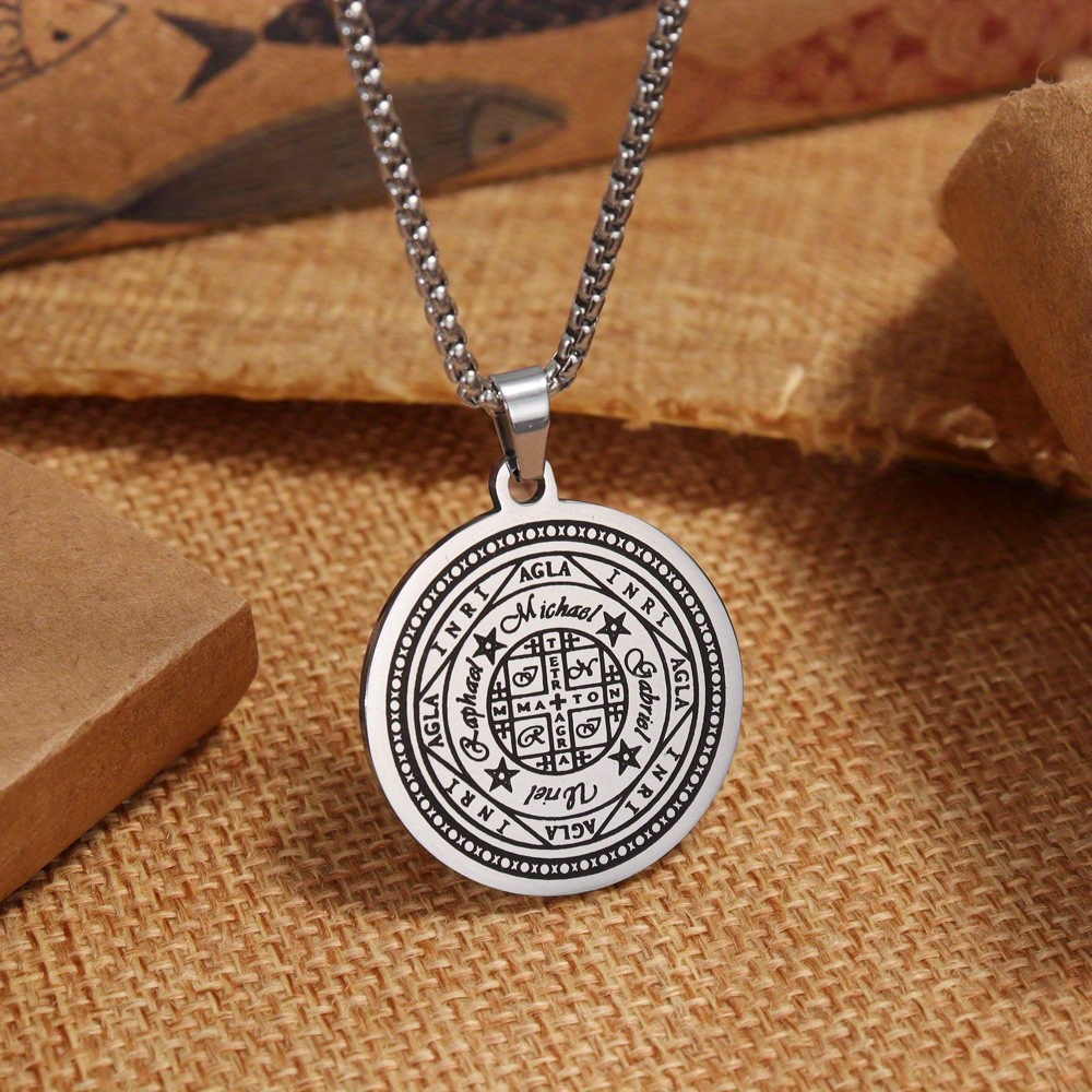 Collier Pendentif Roue Porte bonheur Rétro Long Collier Hip - Temu