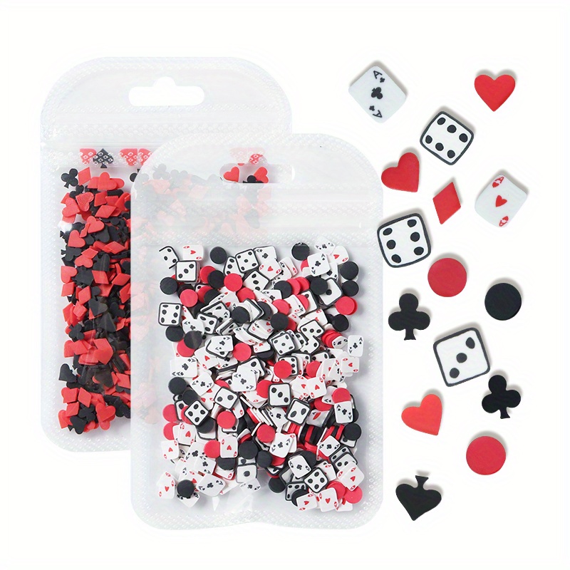 Resin Poker Charms Epoxy Resin Filling Material Playing - Temu