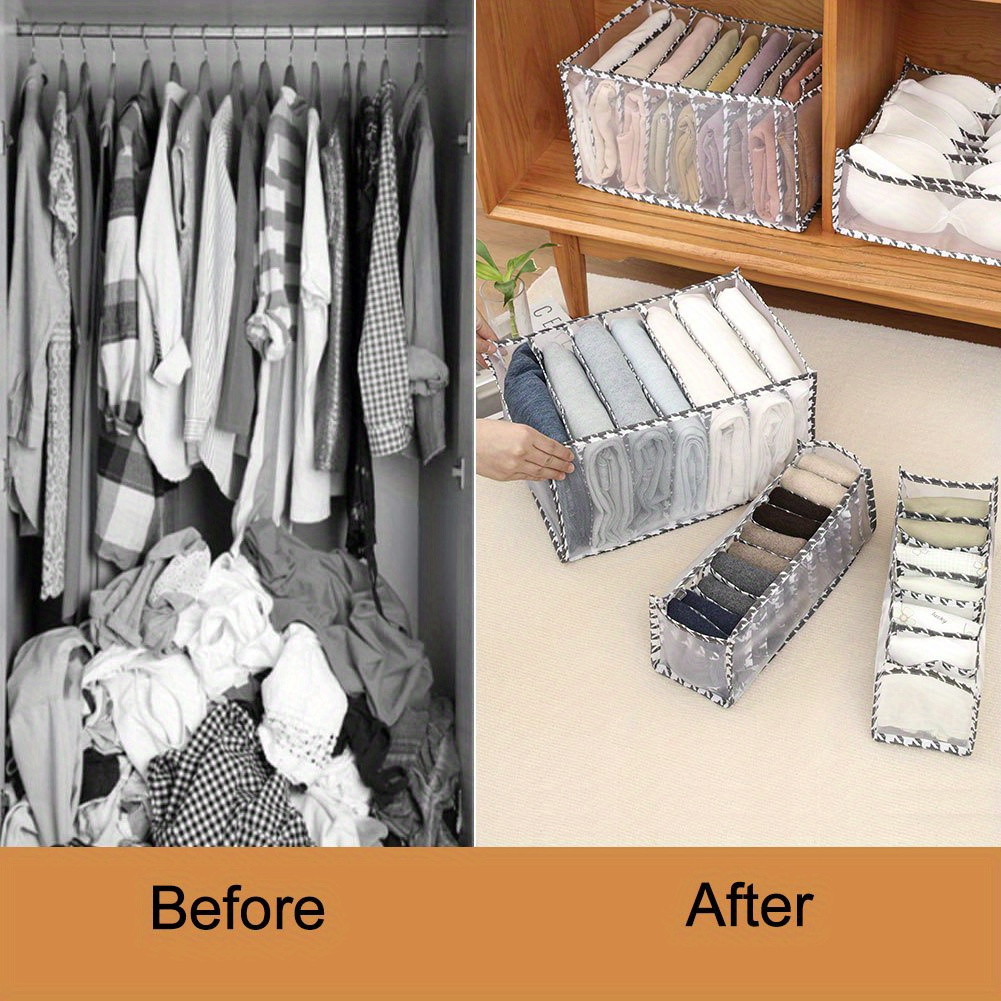 Underwear Drawer Storage Box Panties Storage Drawer Divider - Temu Canada