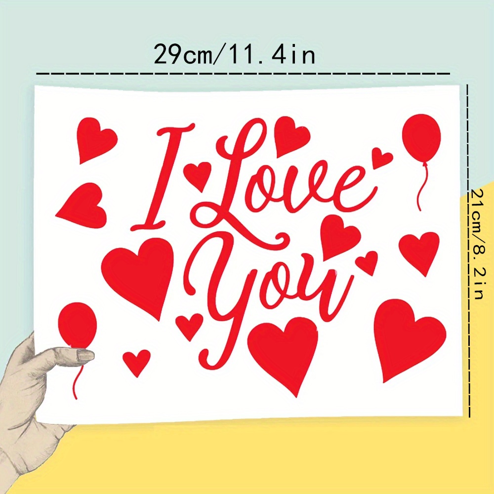 50pcs Love Stickers Pack Bulk I Love You Relationship Pvc - Temu Mexico