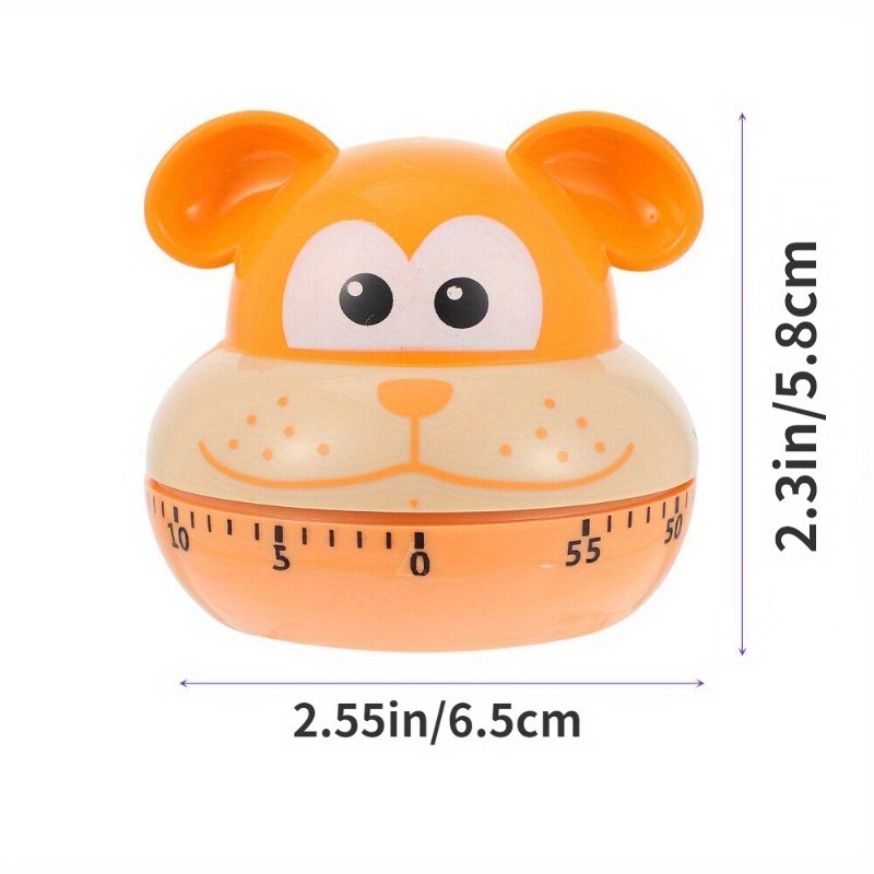 4Pcs Cute Cartoon Animal Digital Timer Small Digital Timer Kitchen Timer  with Magnetic Back