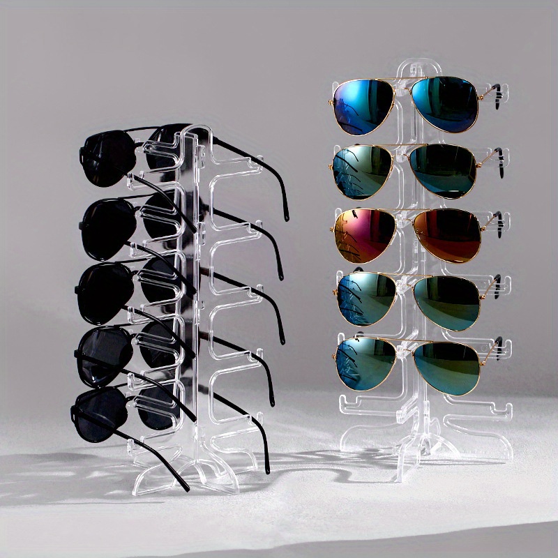Sonnenbrillen-Organizer 2pcs Holz Sonnenbrillenaufbewahrung für an