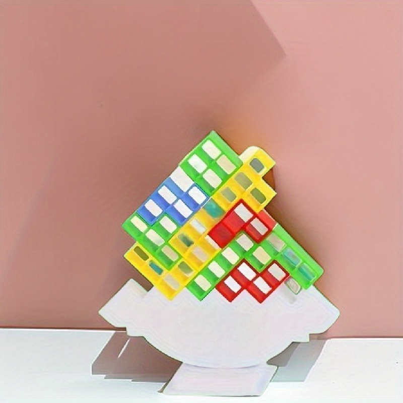 Balance Building Block Game Parent Child Interaction Exercise Hand Ability