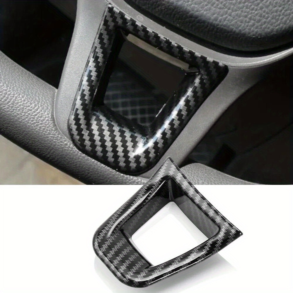 Abs Car Steering Wheel Panel Decoration Cover Trim Sticker - Temu