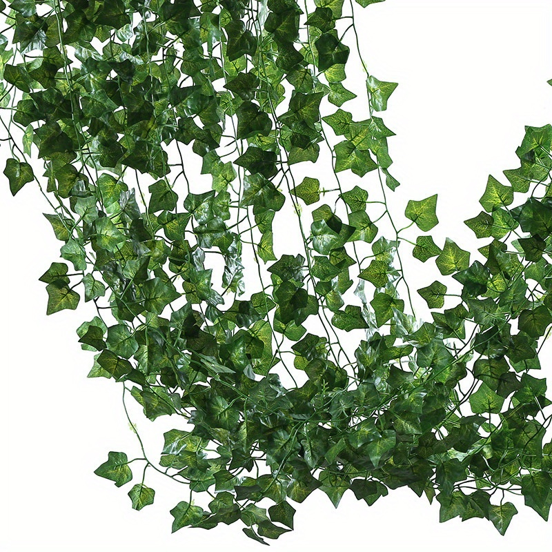 12pcs 2.1m Artificial Vines False Sweet Potato Leaves Vines False