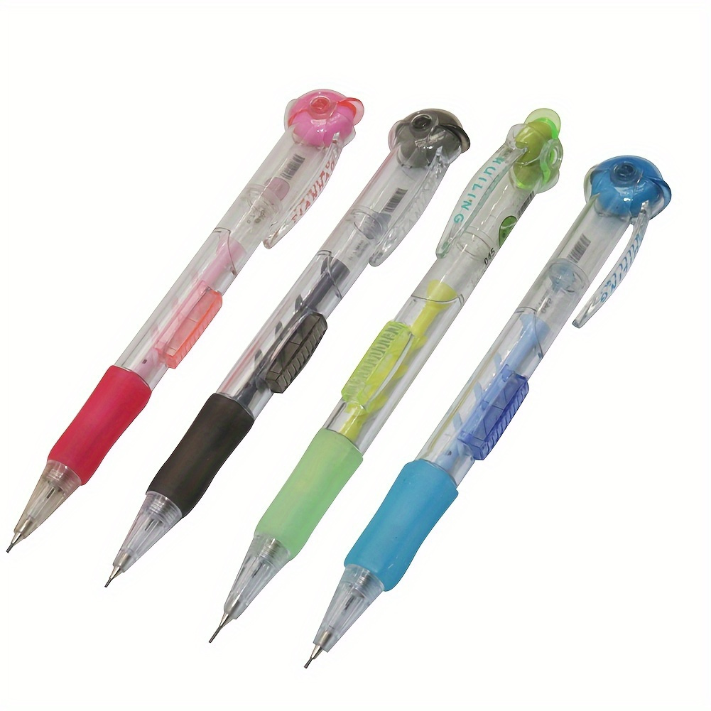 Mechanical Pencil Set Mechanical Pencils With 6 Tubes Pencil - Temu