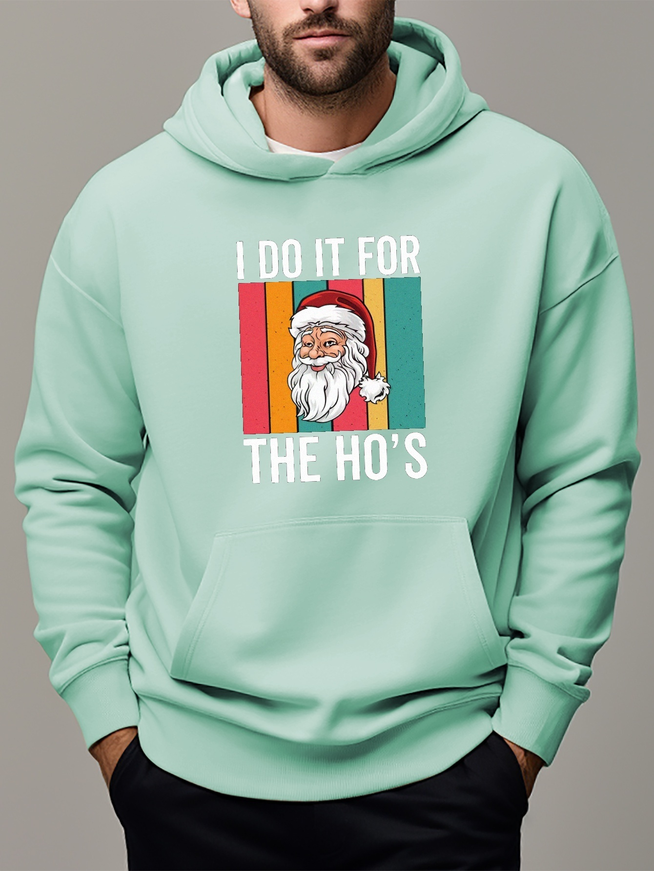 Mens deals santa hoodie