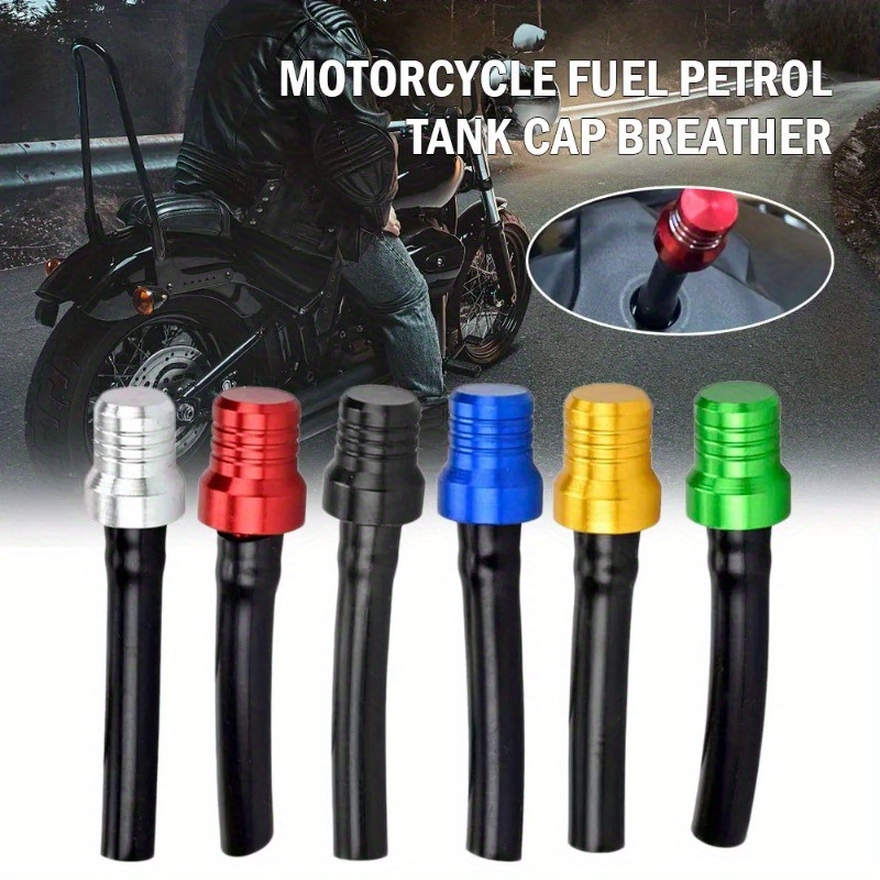 Breather Tube Gaz Carburant Réservoir Capuchon Ventilation Tuyau pour ATV  Moto cross Bleu 