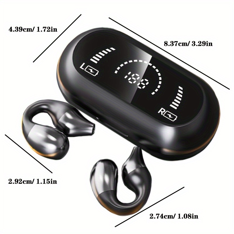 Auricolari TWS Wireless BT 5.3 Auricolari impermeabili Mini auricolare Cuffie stereo per auricolari Xiaomi per cuffie telefoniche Stile business_voghion.com