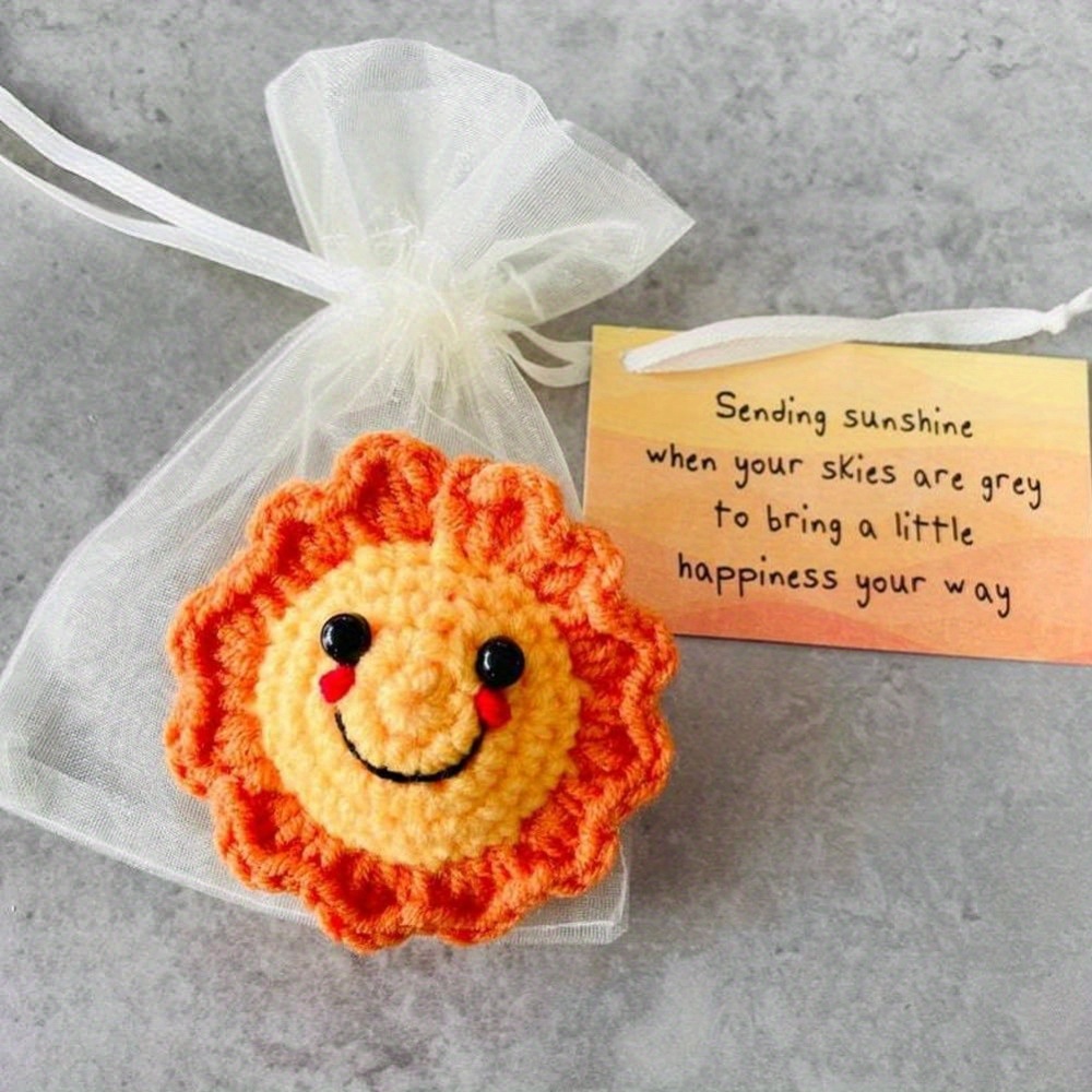 Handmade Emotional Support Gift Creative Hand crochet Gift - Temu