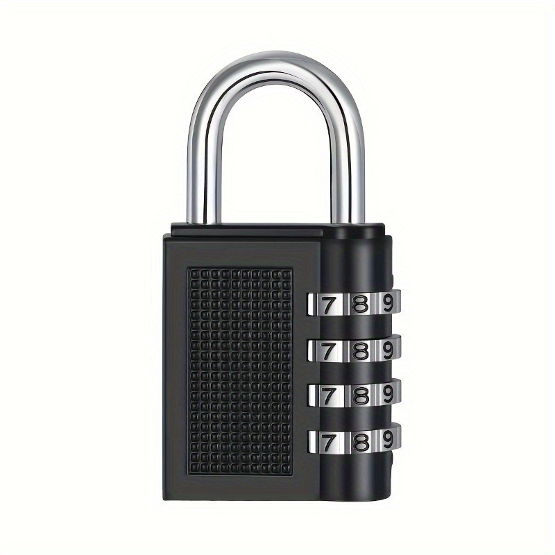 Paquete de 2 candados de combinación de 4 dígitos impermeables para  exteriores y caja de bloqueo de llave, caja de almacenamiento de llaves  portátil