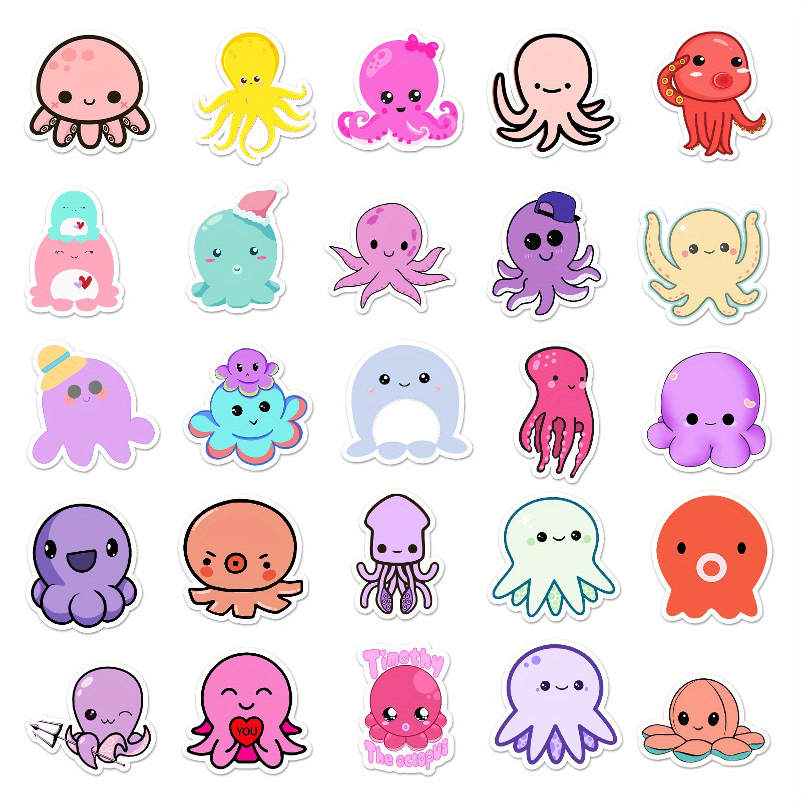 EMC Graphics Octopus Tentacle Two-Tone Drawing Sticker Decal India