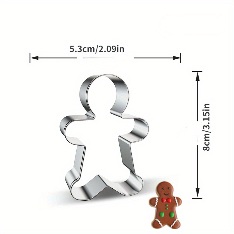 Stainless Steel Cookie Cutter Set For Halloween And Christmas - Baking Tools, Cake Decorating Molds, Cookie Cutters, Gingerbread Dough Shapes, Fruit And Pastry Cutters