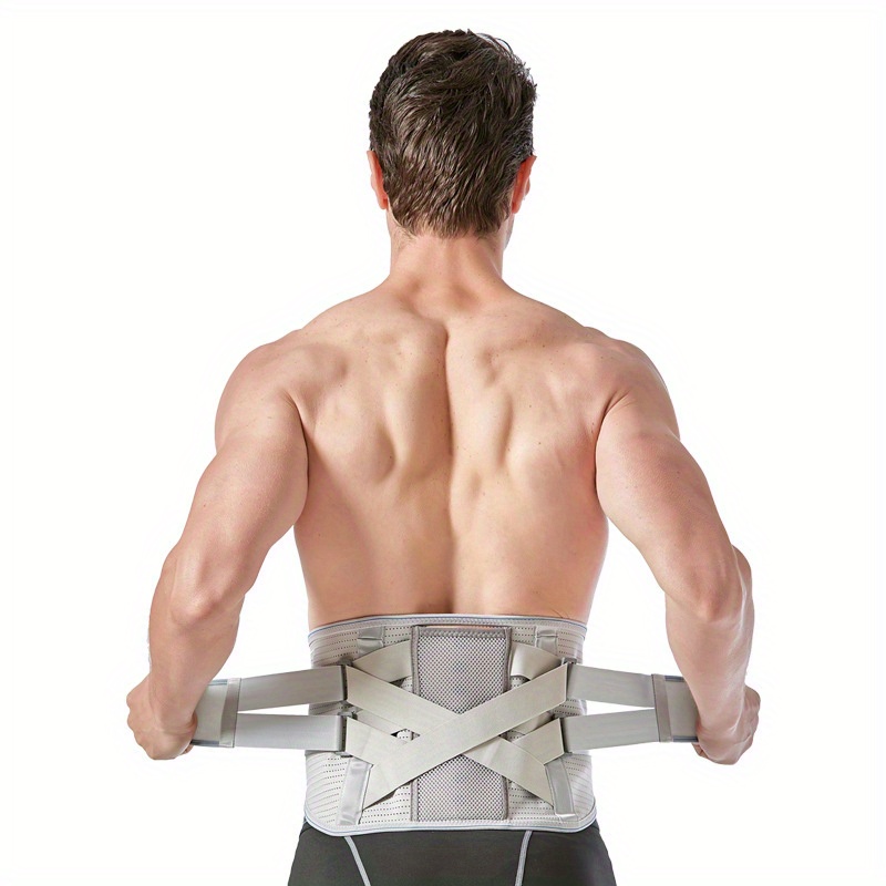 Back Support Belt Steel Plate Support Lower Back Men Women - Temu