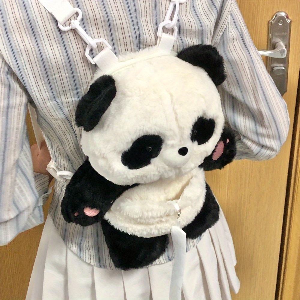 Panda Plush Backpack - Temu