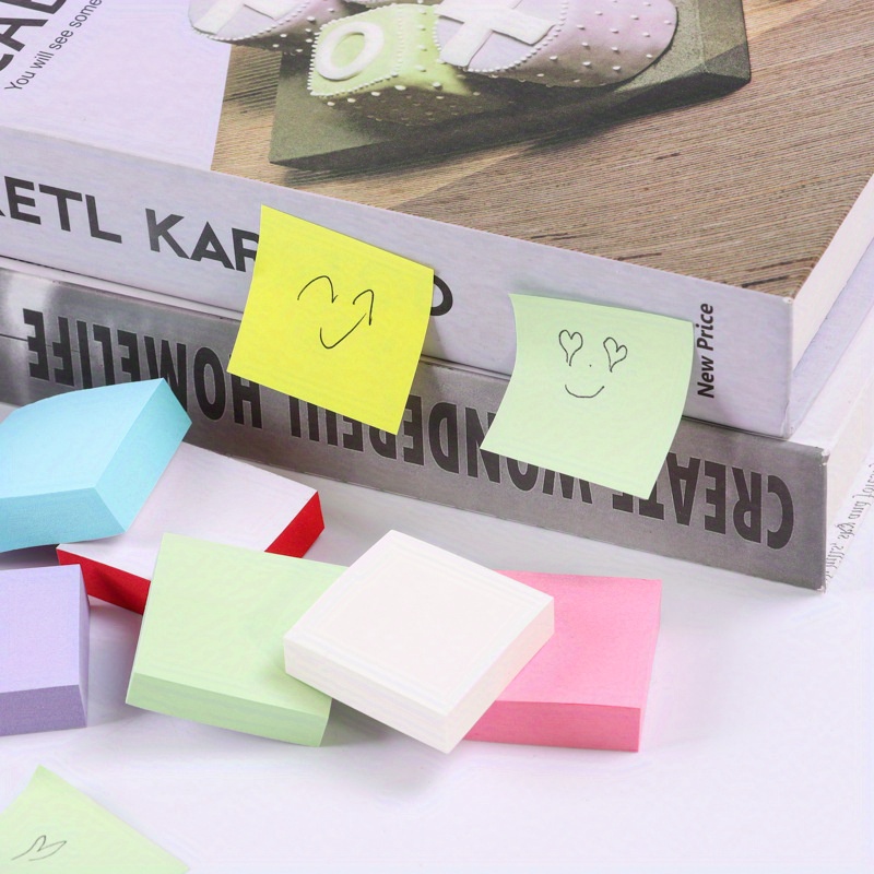Mini Sticky Note Paper Colored Small Square Sticky Notes - Temu
