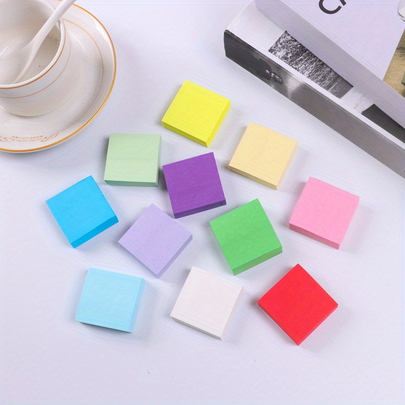 Mini Sticky Note Paper Colored Small Square Sticky Notes - Temu