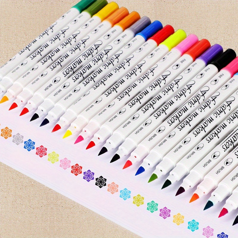 Fabric Markers Pens Set Non Toxic Indelible And Permanent - Temu Germany