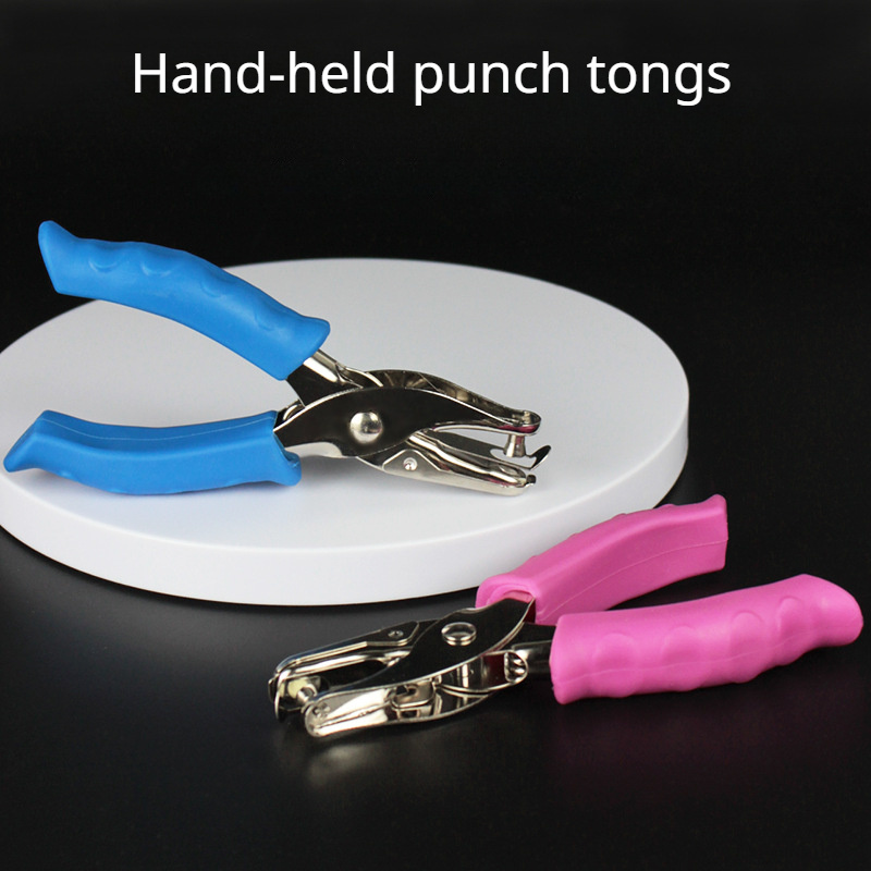 Single Hole Punch Paper Hole Puncher with Soft Grip Handle for Paper Crafts