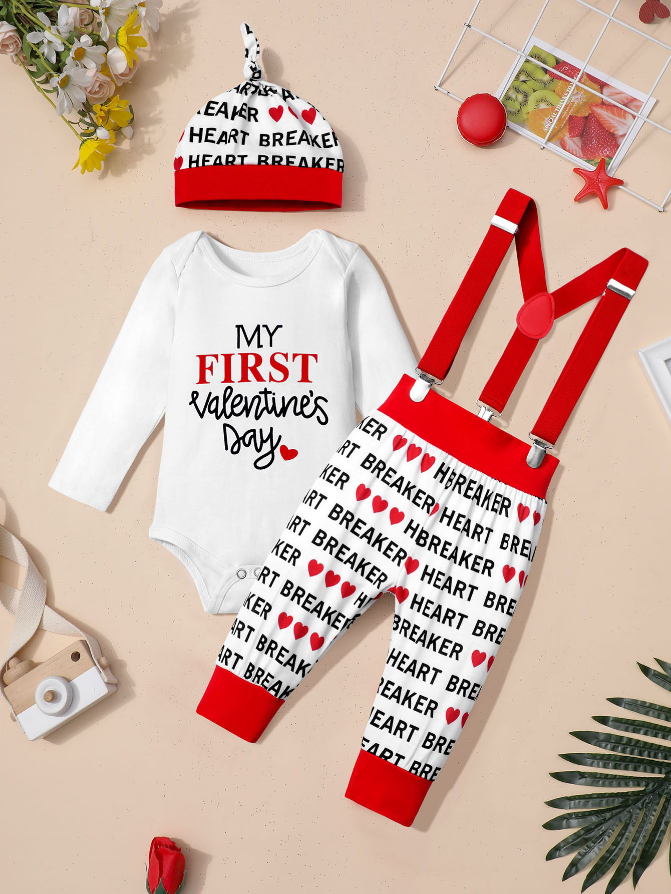 Baby Boy Valentine's Day Outfit - Heartbreaker Bowtie Outfit