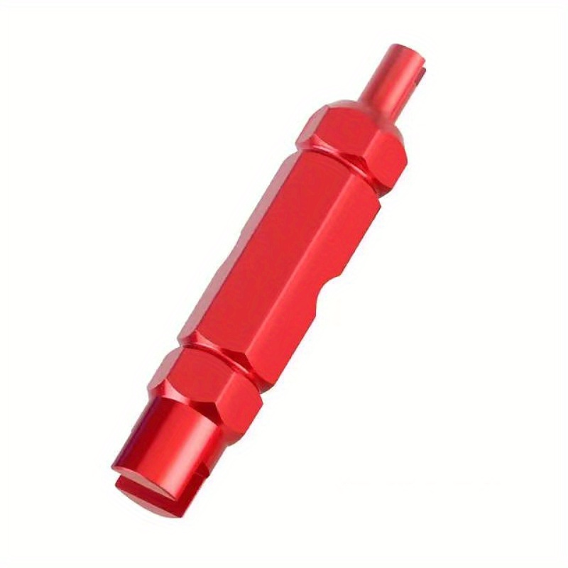 Aluminum Alloy Bicycle Valve Core Tool | Multifunctional Schrader/ Valve Nozzles Tube Core Wrench Removal Tool