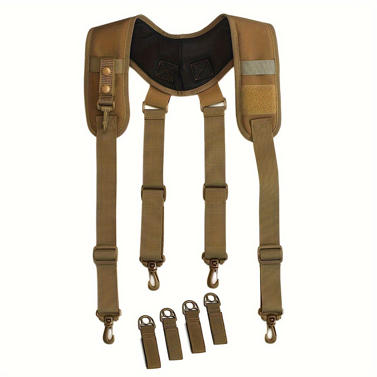 Tactical Suspenders Harness Adjustable Tool Belt Suspenders With Key Holder  - Jewelry & Accessories - Temu