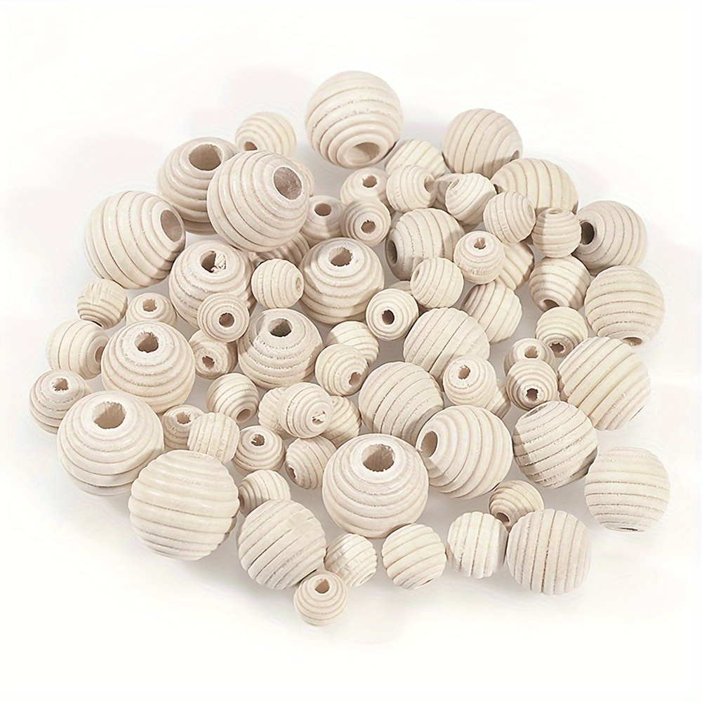 500 PCS Wooden Beads for Crafts 8mm Dark Brown Natural Macrame