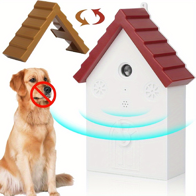 Dispositivos de control de ladridos para perros, dispositivo antiladridos  de doble sensor con modos de entrenamiento/disuasión, silbato de perro para