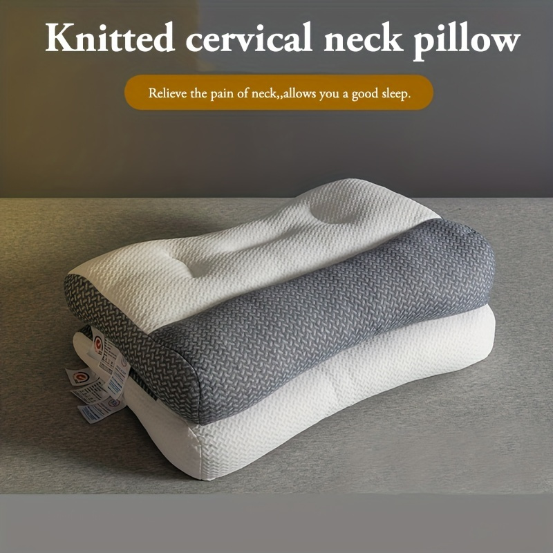 1pc Cervical Neck Pillow For Sleeping, Ergonomic Design Meets Requirement  Of Various Sleeping Positions, Neck Support Pillow Cervical Pillow For Pain