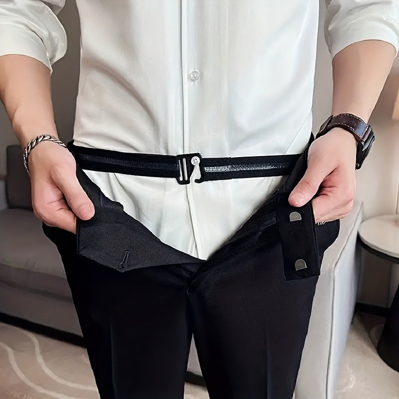 Shirt Stay Belt Adjustable Shirt Waistband Non slip Band For - Temu
