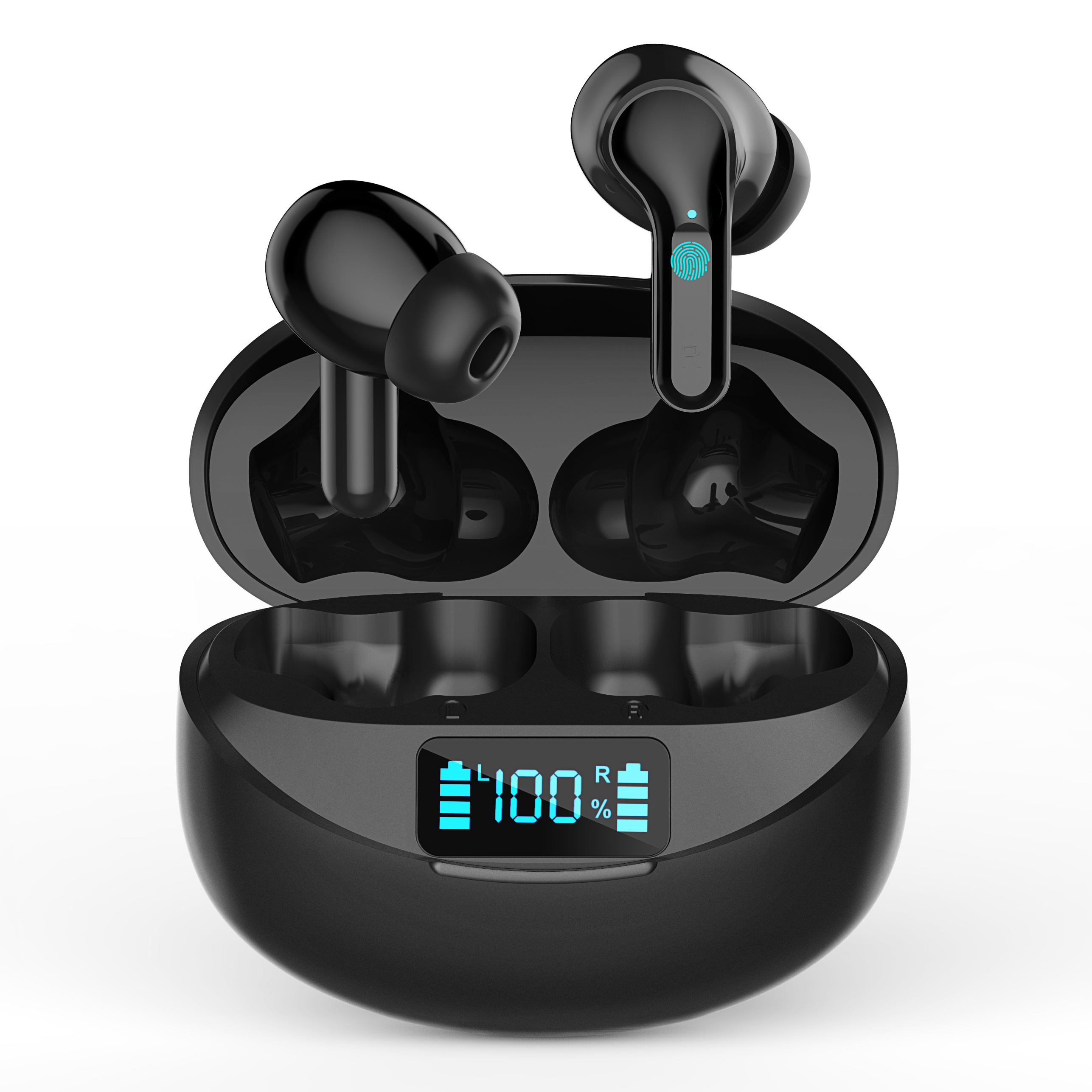 tws wireless eabuds   stereo headphones waterproof sport headset   in ear earphones with charging case details 1