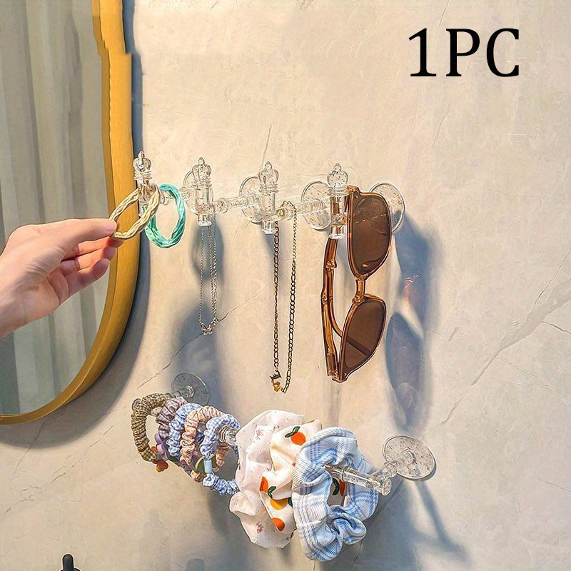 Mur de porte-bandeau en acrylique, bandeau suspendu transparent  Organisateur Support d'affichage Rack de rangement pour bandeau de bijoux